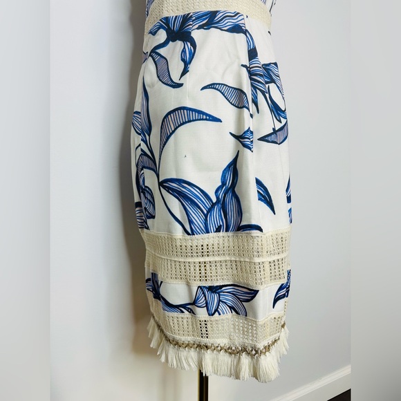 PatBo Stargazer Fitted Fringe Trim Dress - Picture 9 of 11